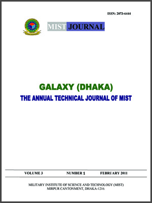 Vol 3 No 1 (2011): GALAXY (DHAKA): The Annual Technical Journal of MIST