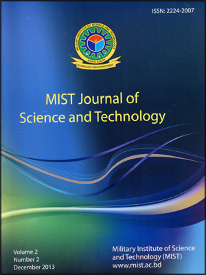 Vol. 2(2), 2013: MIST Journal of Science and Technology